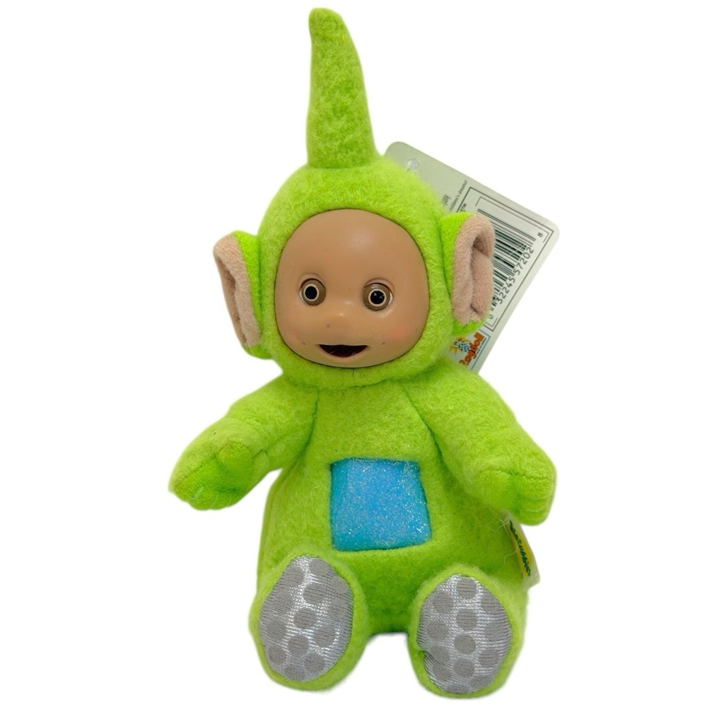 Vintage 1998 Teletubbies Dipsy Plush Toy Stuffed Animal Playskool Rare‎ NWT 6"